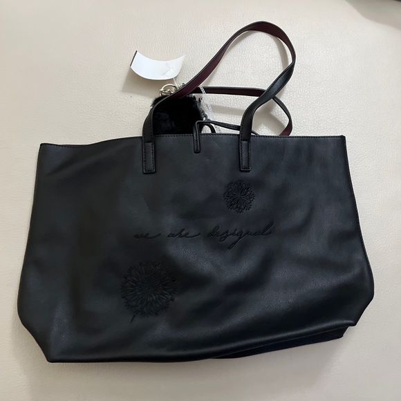 Desigual Women’s Large Reversible Tote Bag with an Inner Bag and a Charm - Picture 4 of 16